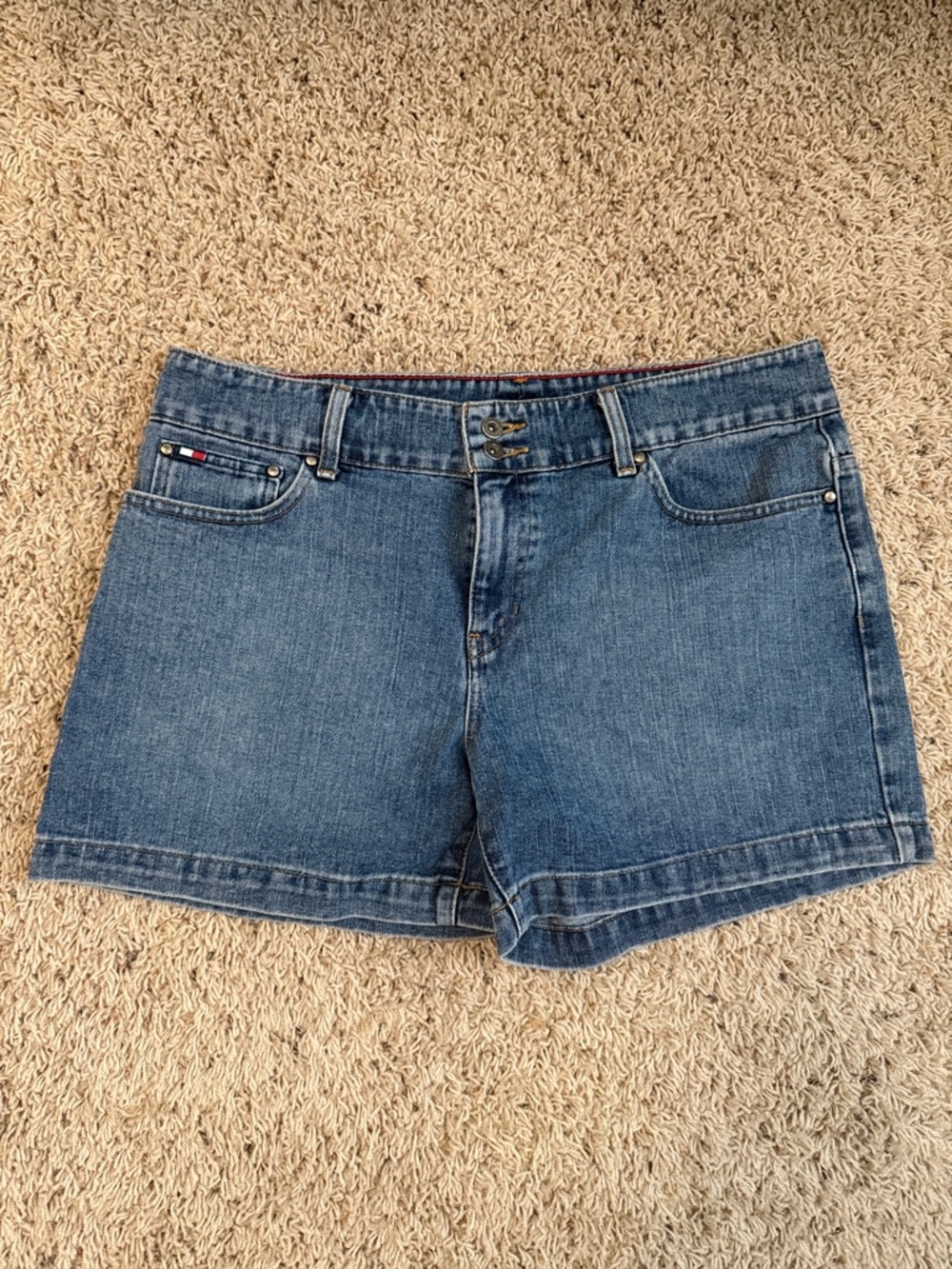 Tommy Hilfiger Women's Classic Denim Jean Shorts - Medium Blue